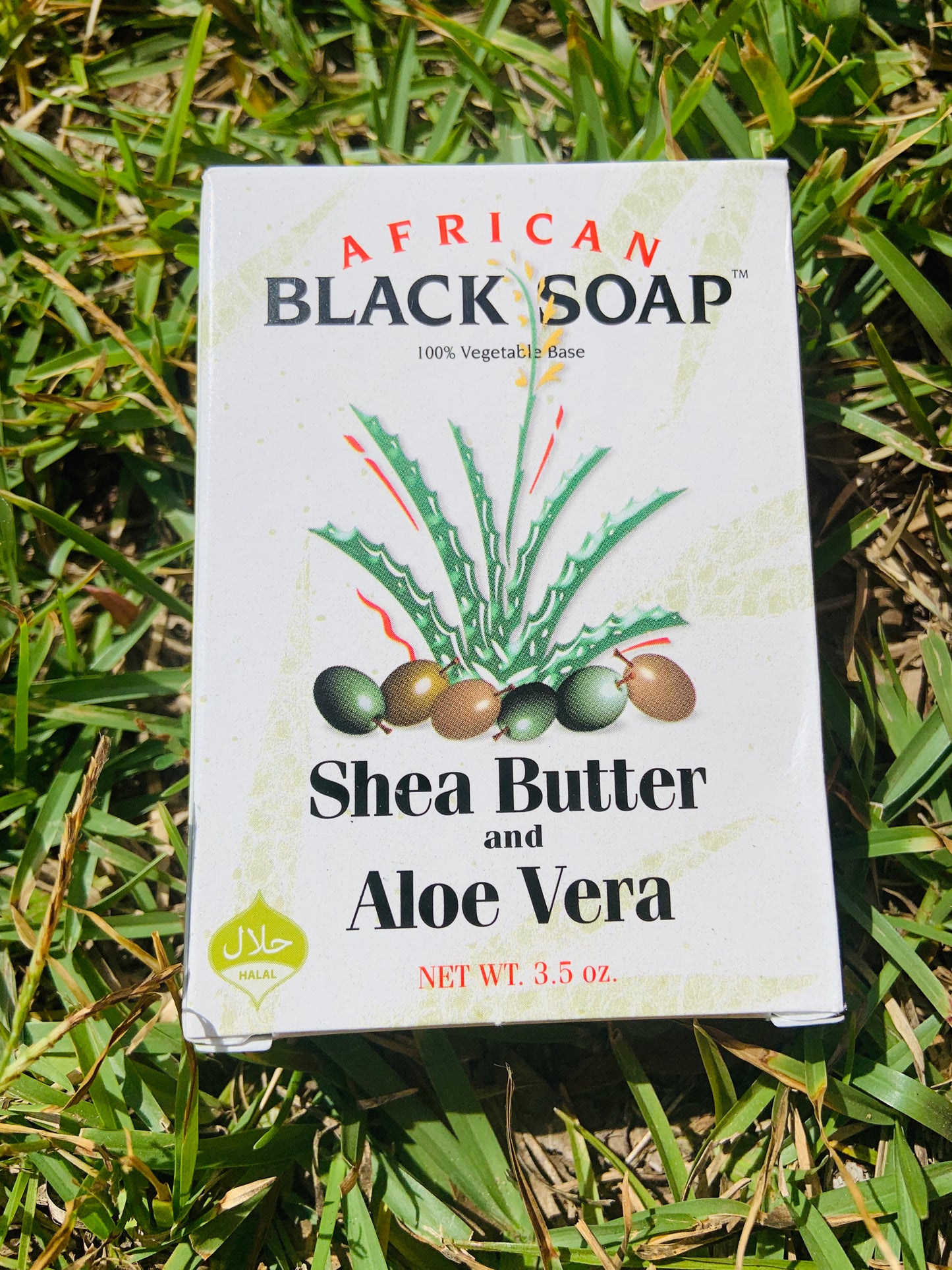 African Black Soap w/Shea Butter & Aloe Vera