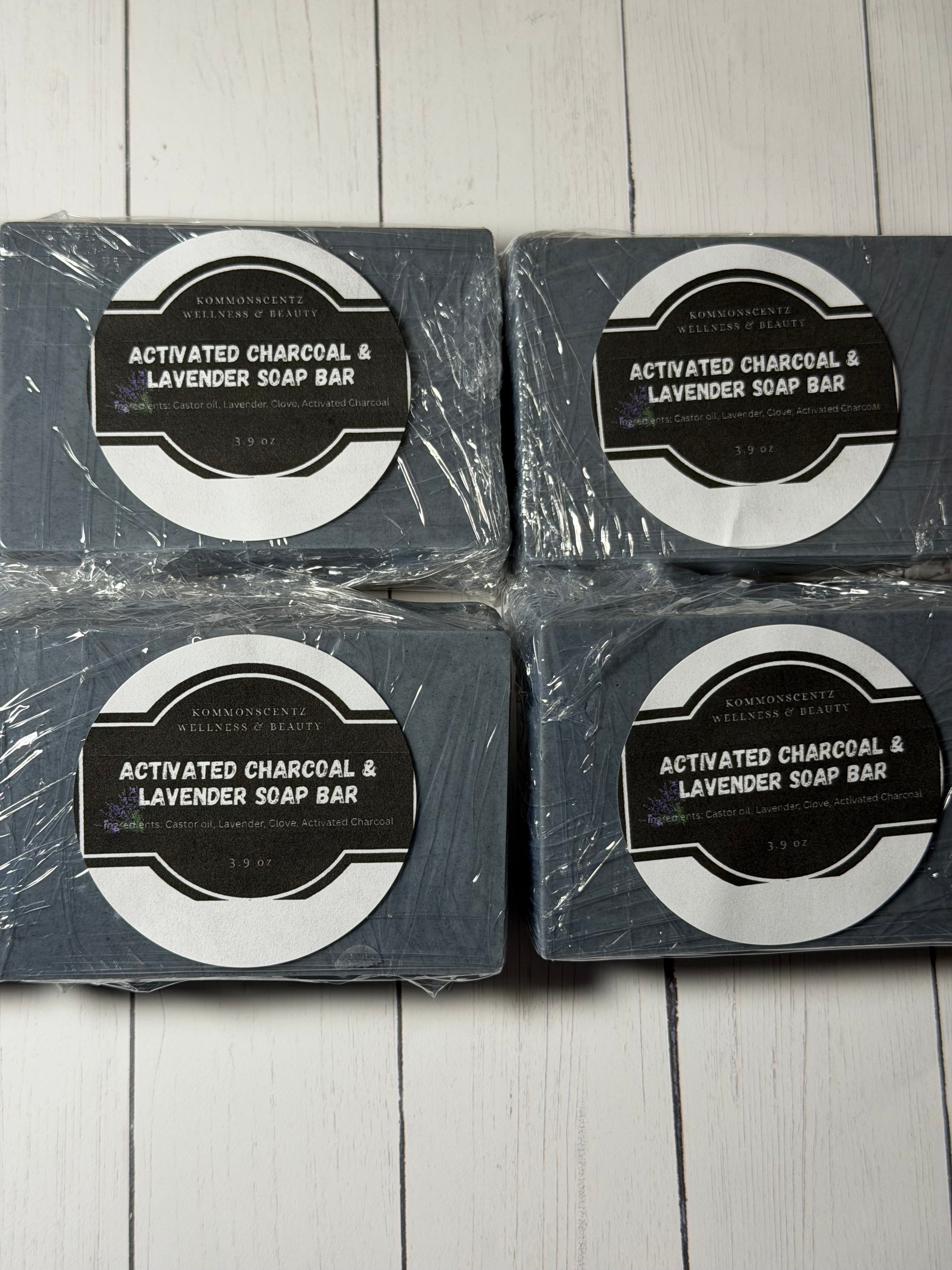 “Activated Charcoal & Lavender” Soap Bar