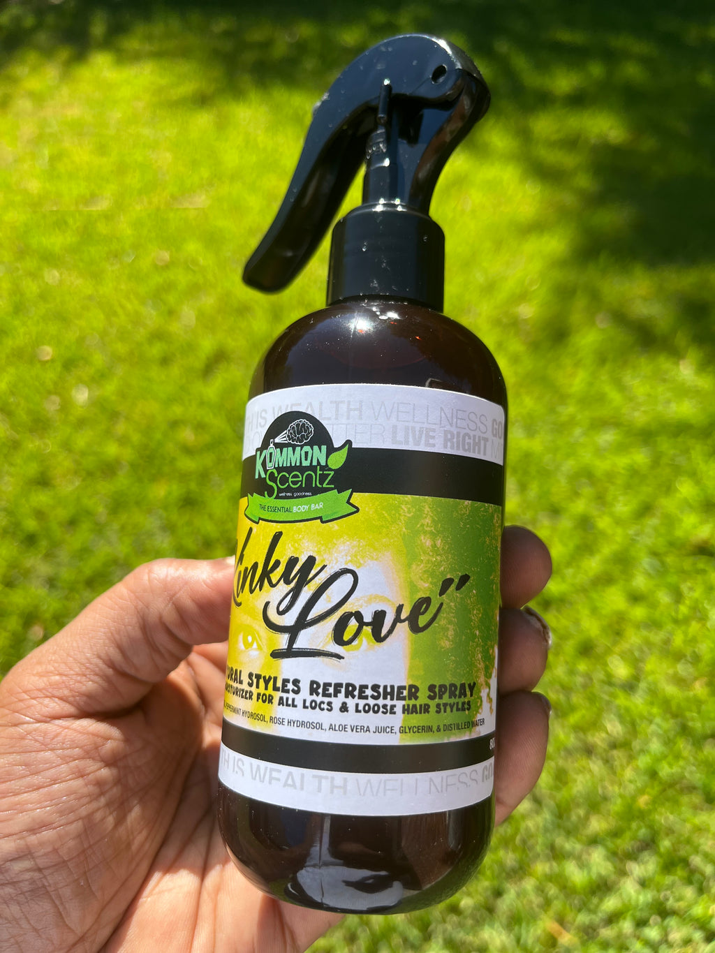 “KINKY LOVE” Locs & Natural Style Hydration Spray (8oz)