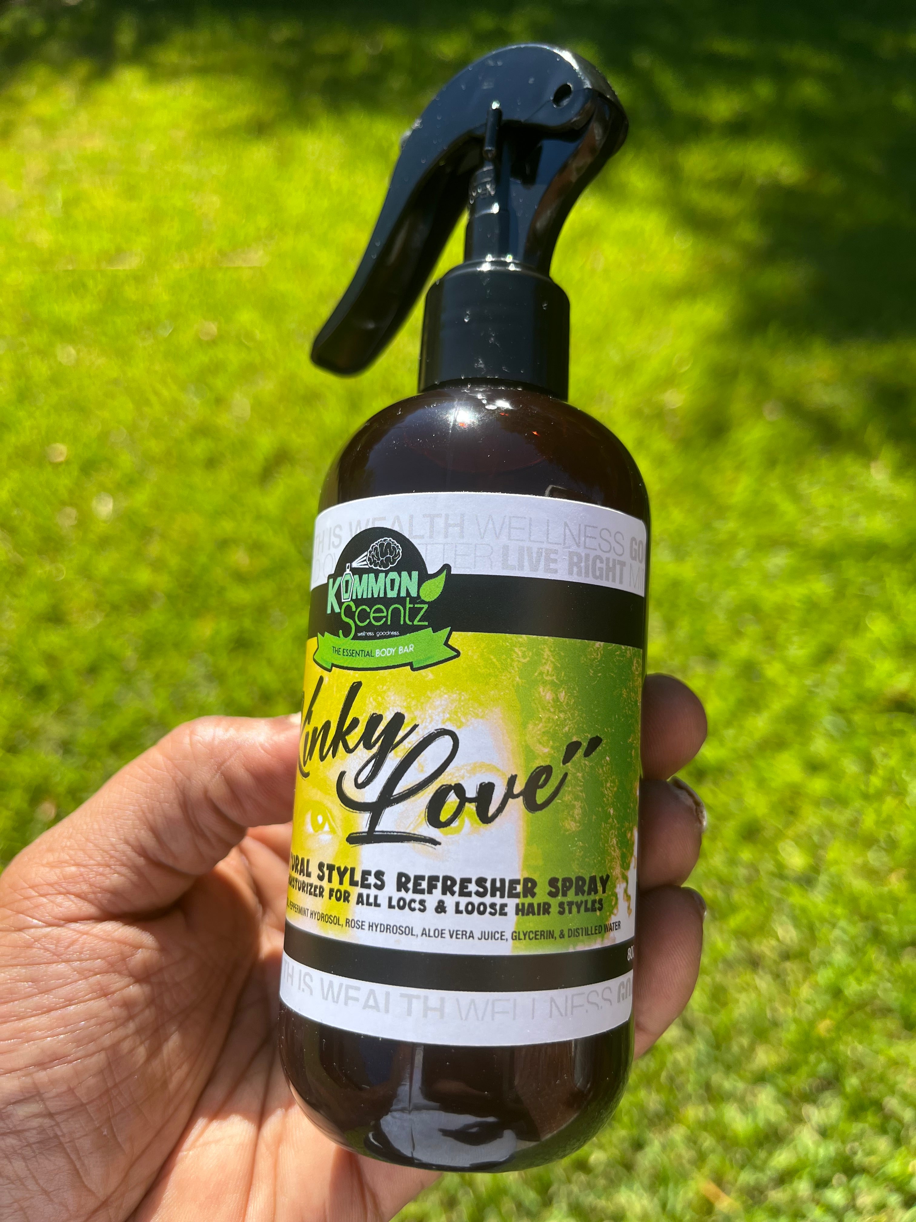 “KINKY LOVE” Locs & Natural Style Hydration Spray (8oz)