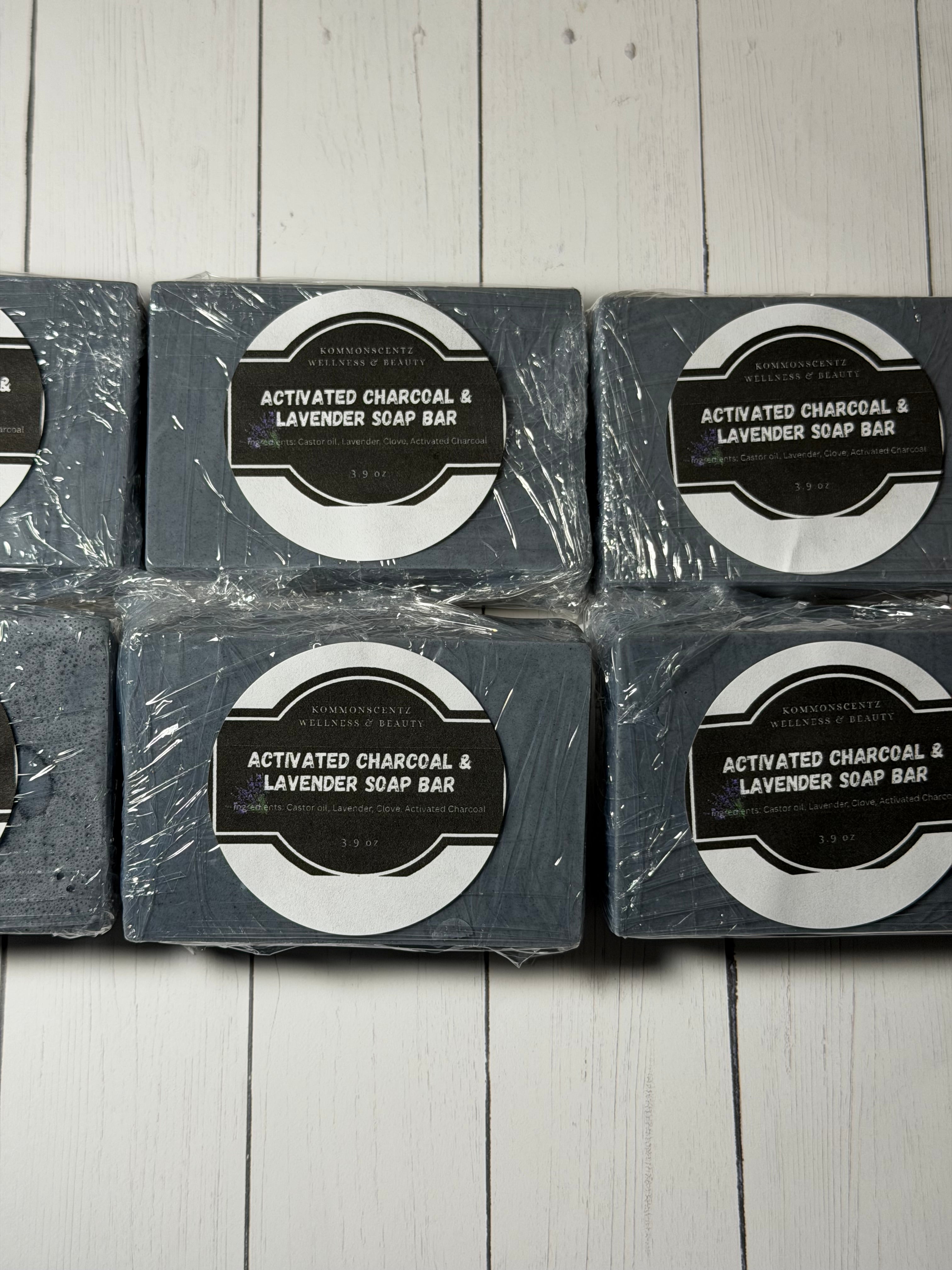“Activated Charcoal & Lavender” Soap Bar