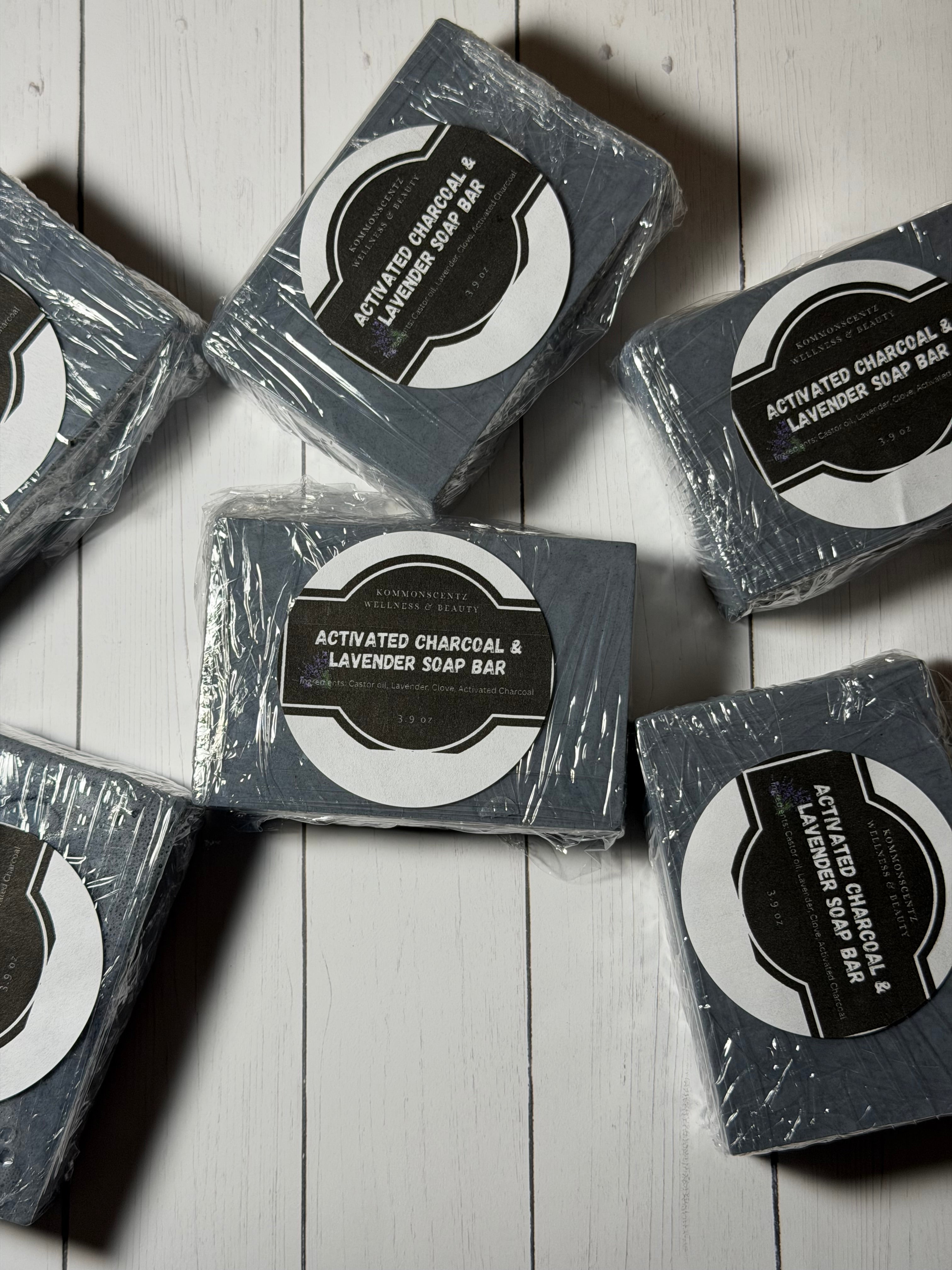 “Activated Charcoal & Lavender” Soap Bar