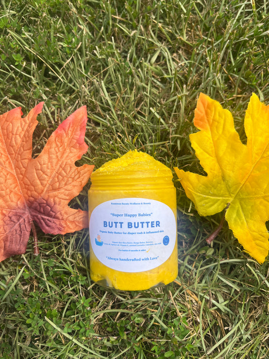 Super Happy Babies “Butt Butter” for Diaper rash & irritated skin (8oz)