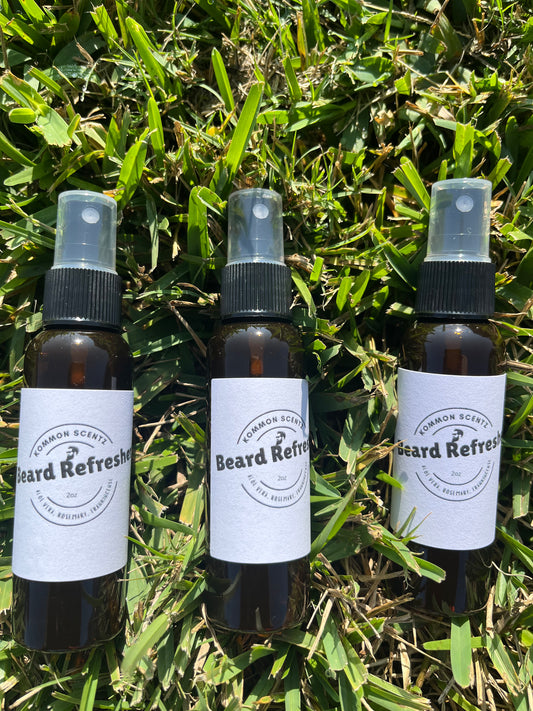 “Beard Refresher Spray” with Aloe Vera, Rosemary, & Frankincense (2oz)