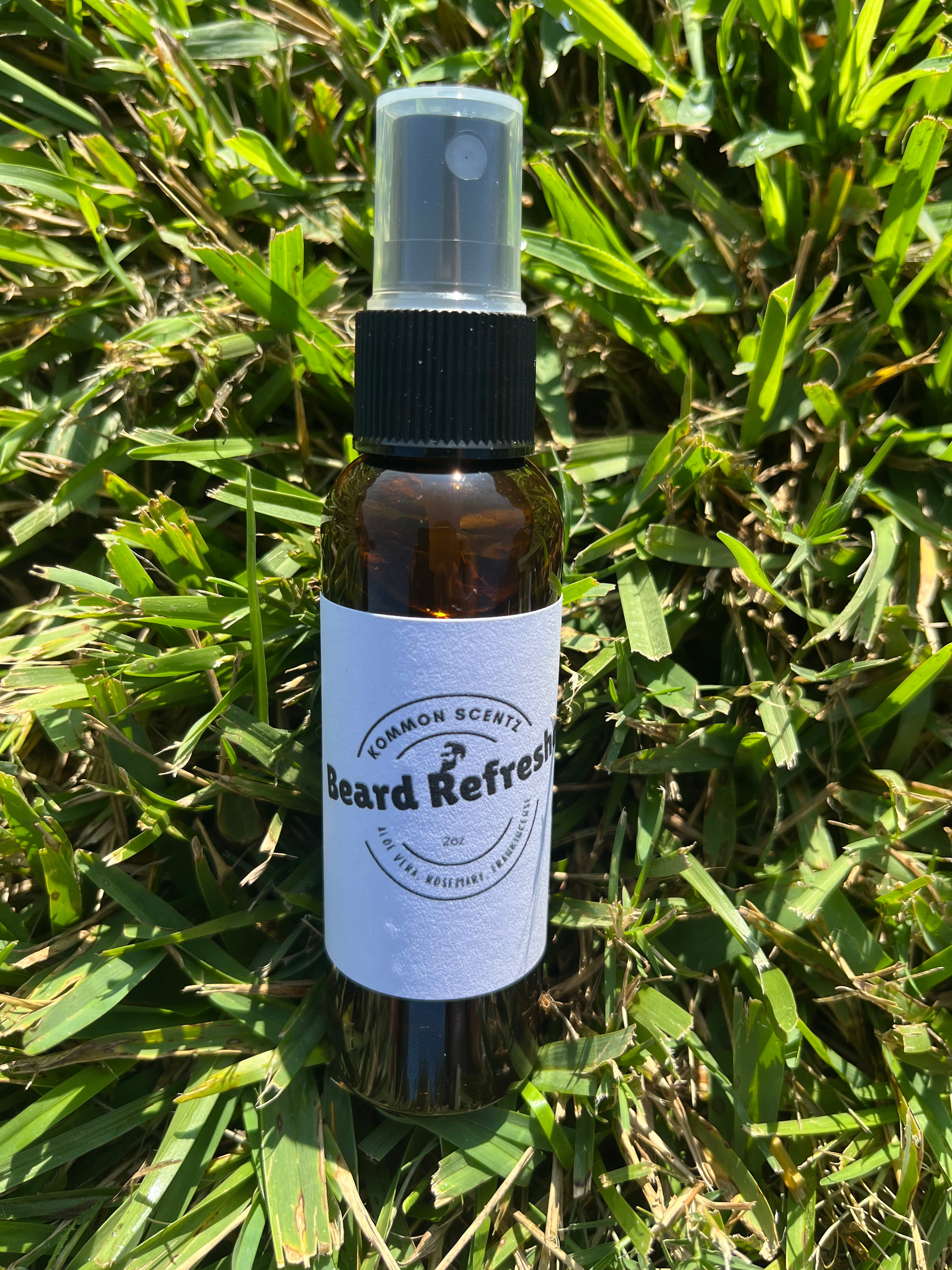 “Beard Refresher Spray” with Aloe Vera, Rosemary, & Frankincense (2oz)