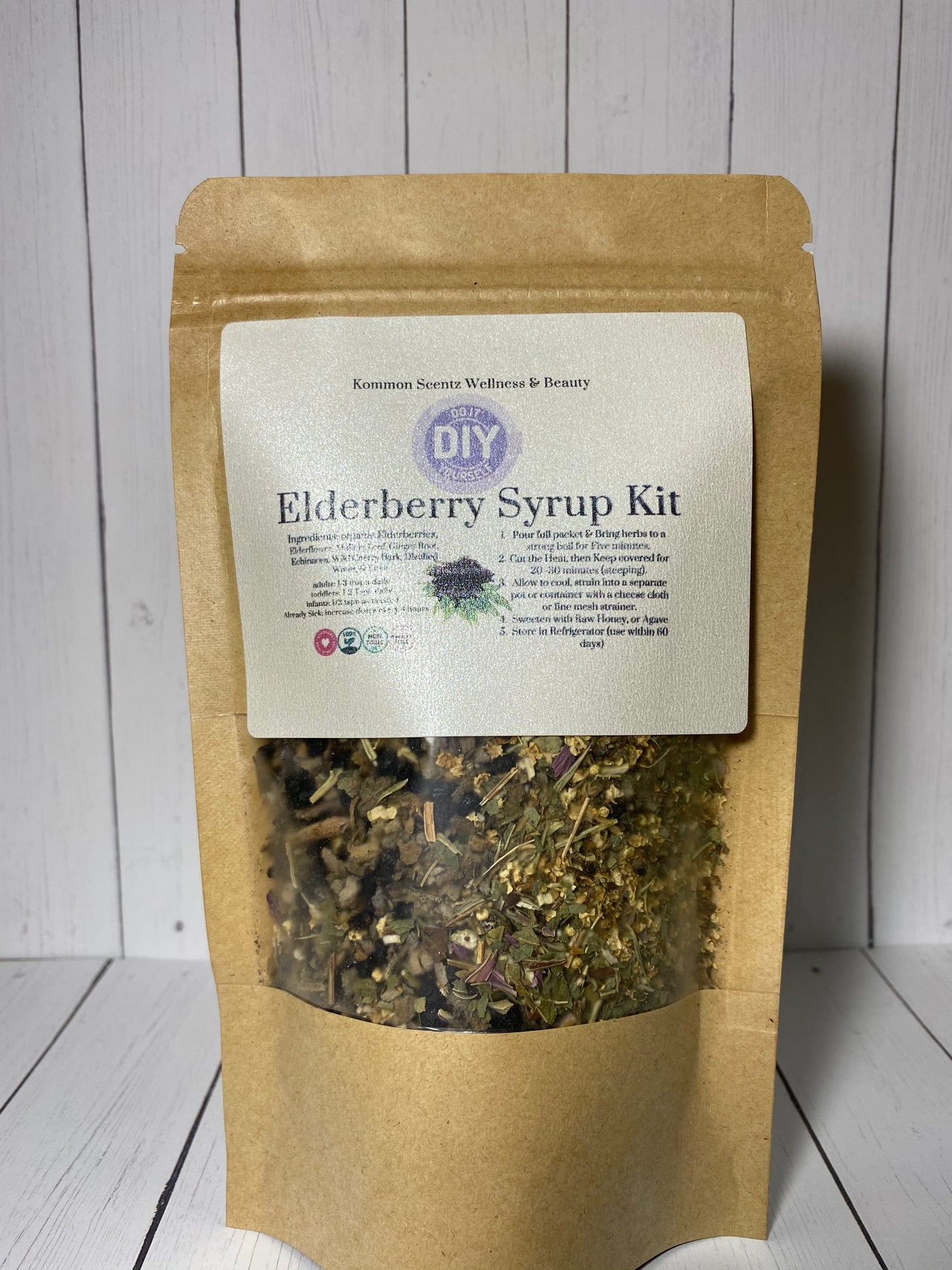 DIY(Do it Yourself) Elderberry Syrup Kit