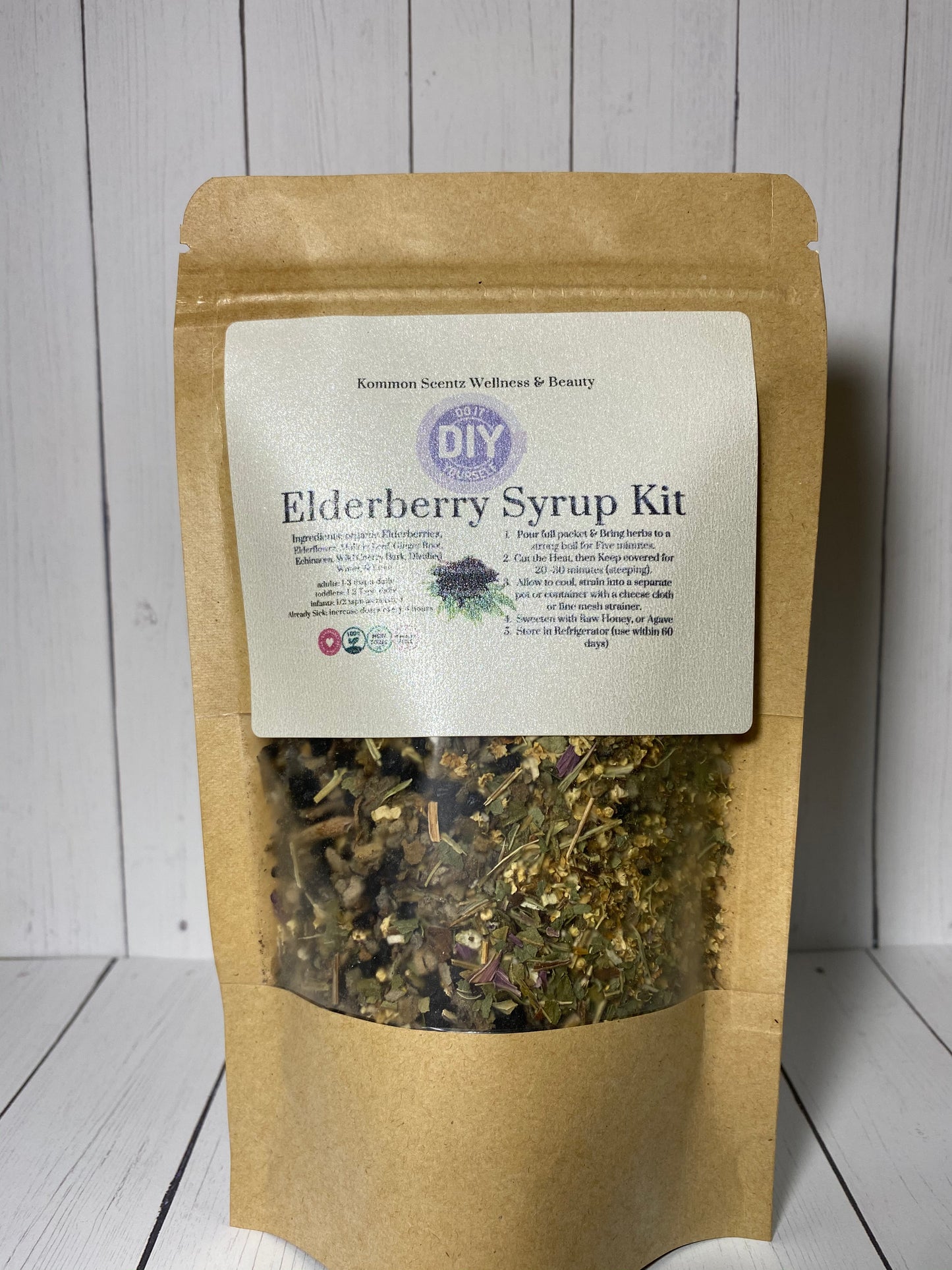 DIY(Do it Yourself) Elderberry Syrup Kit