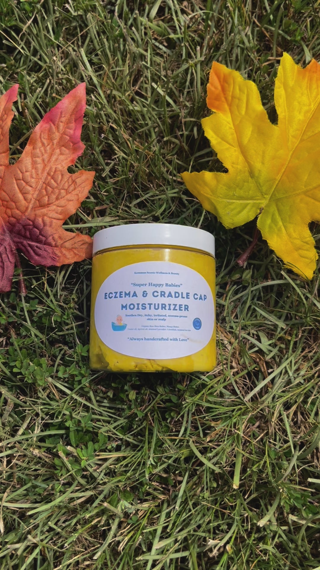 Super Happy Babies “Eczema & Cradle Cap Moisturizer” (8oz)