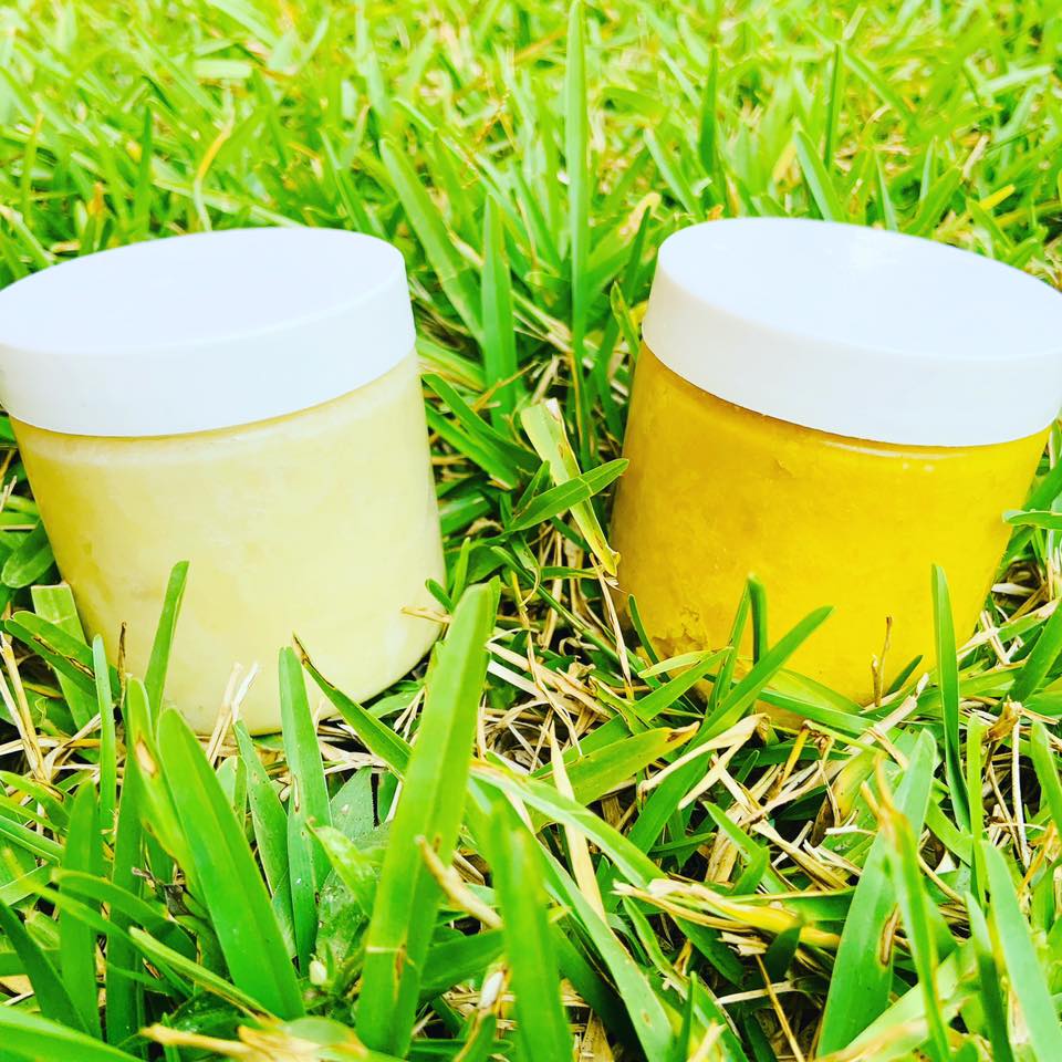 100 % Raw Unrefined Shea Butter (available in Yellow & Ivory)(4oz,8oz) (Unscented) (Baby Safe)