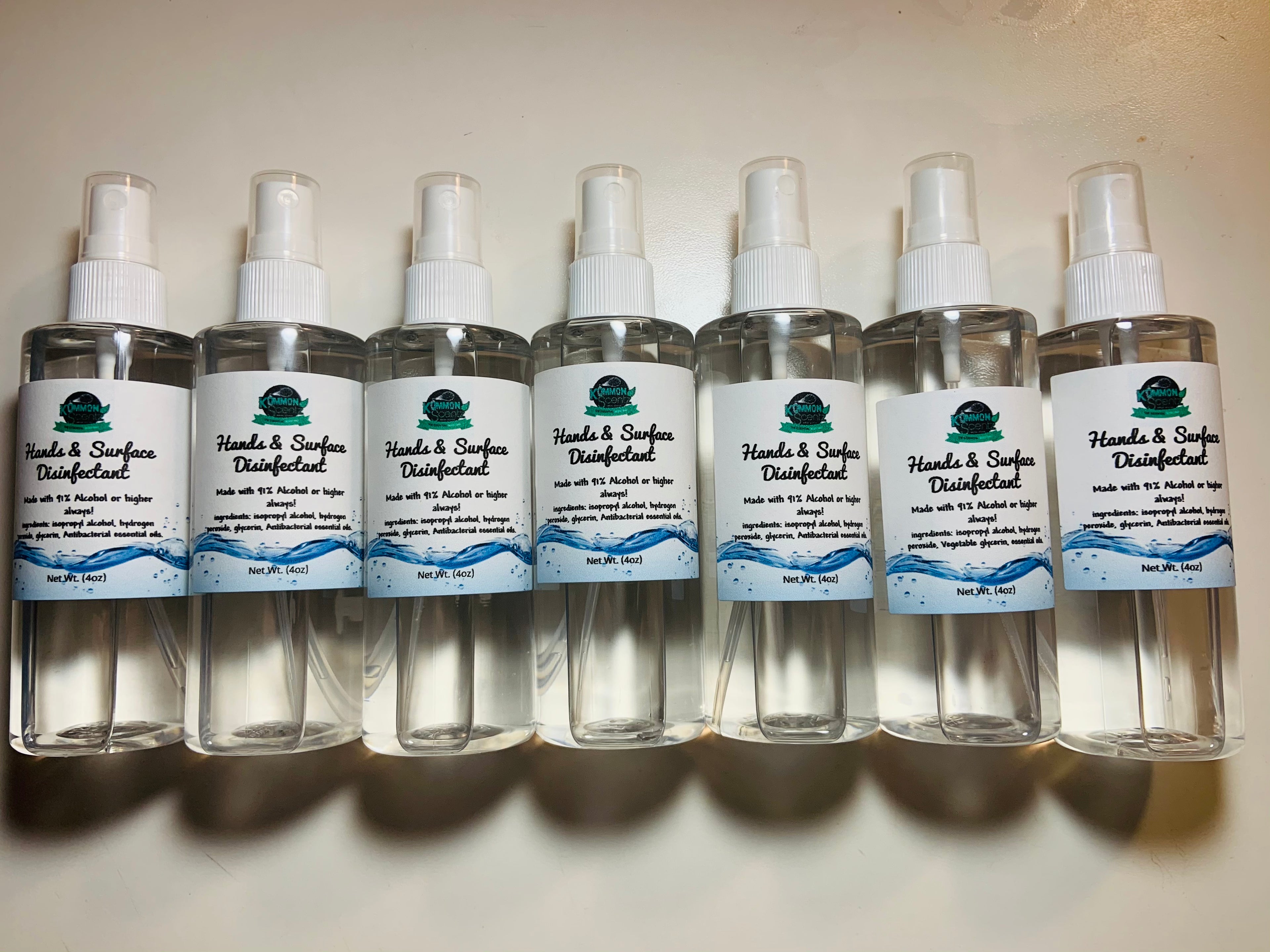 “Hand & Surface Disinfectant” (4oz)