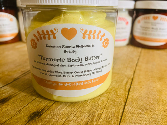 Turmeric Body Butter -2oz, 4oz, 8oz
