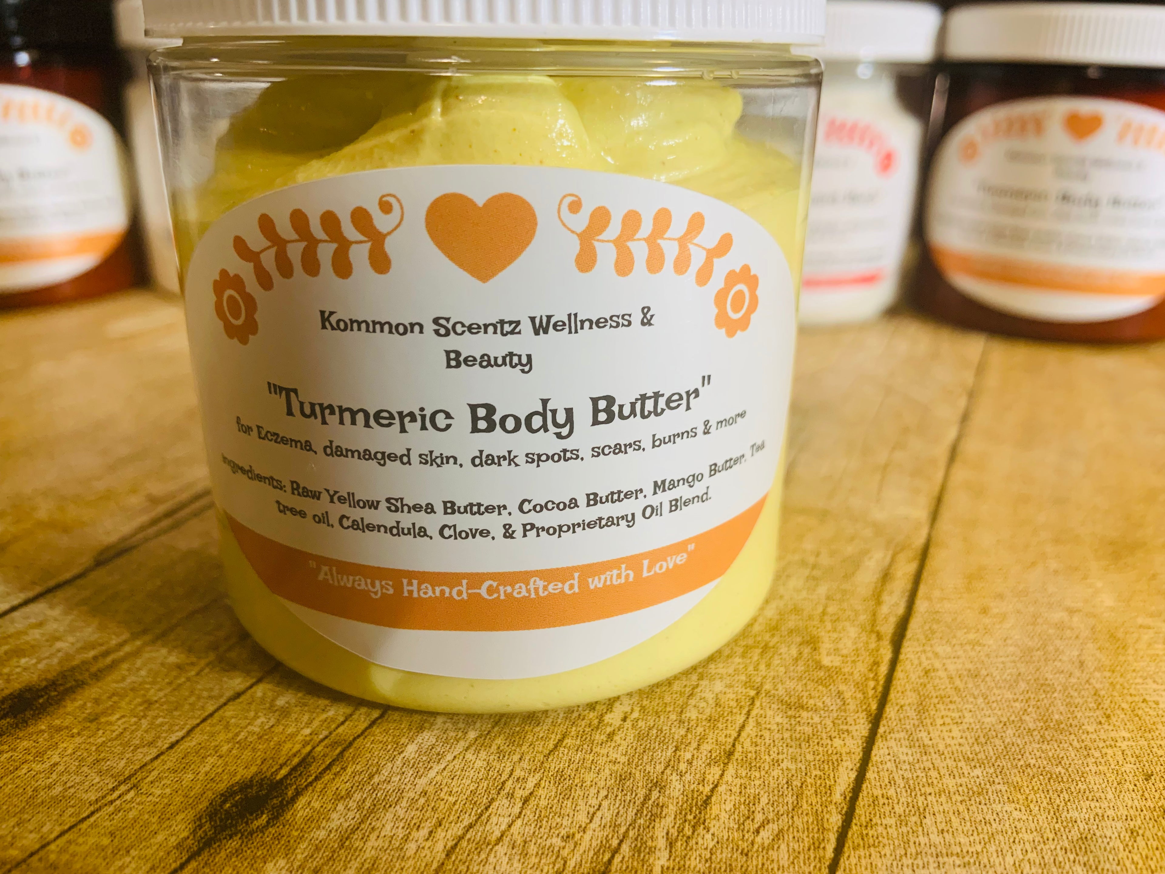 Turmeric Body Butter - 4oz, 8oz (Baby Safe)