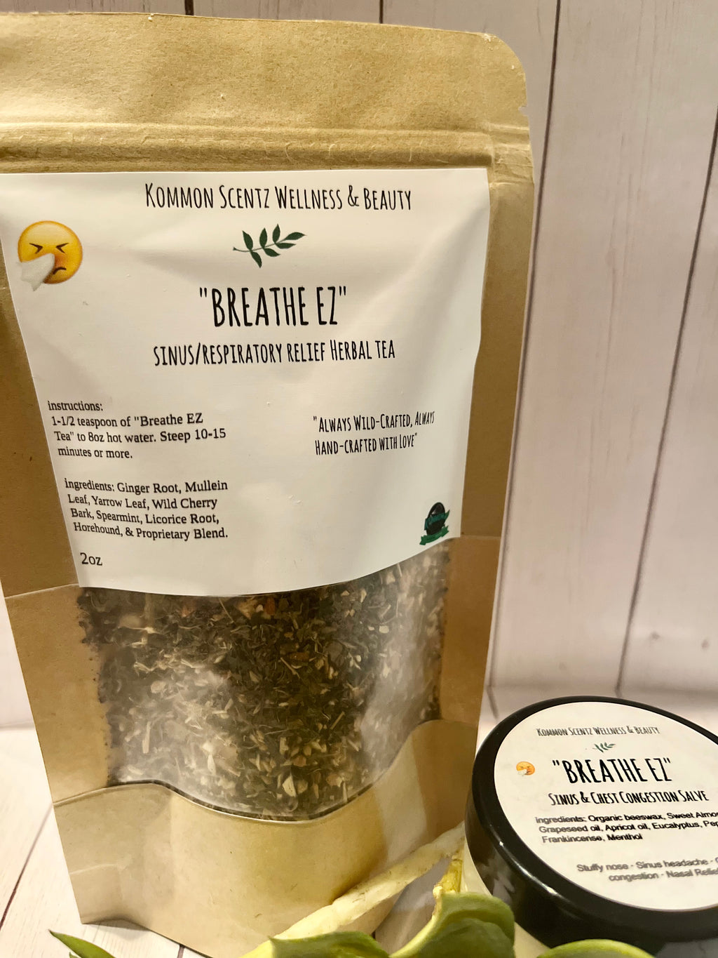 “BREATHE EZ” Sinus & Congestion Herbal Tea Blend
