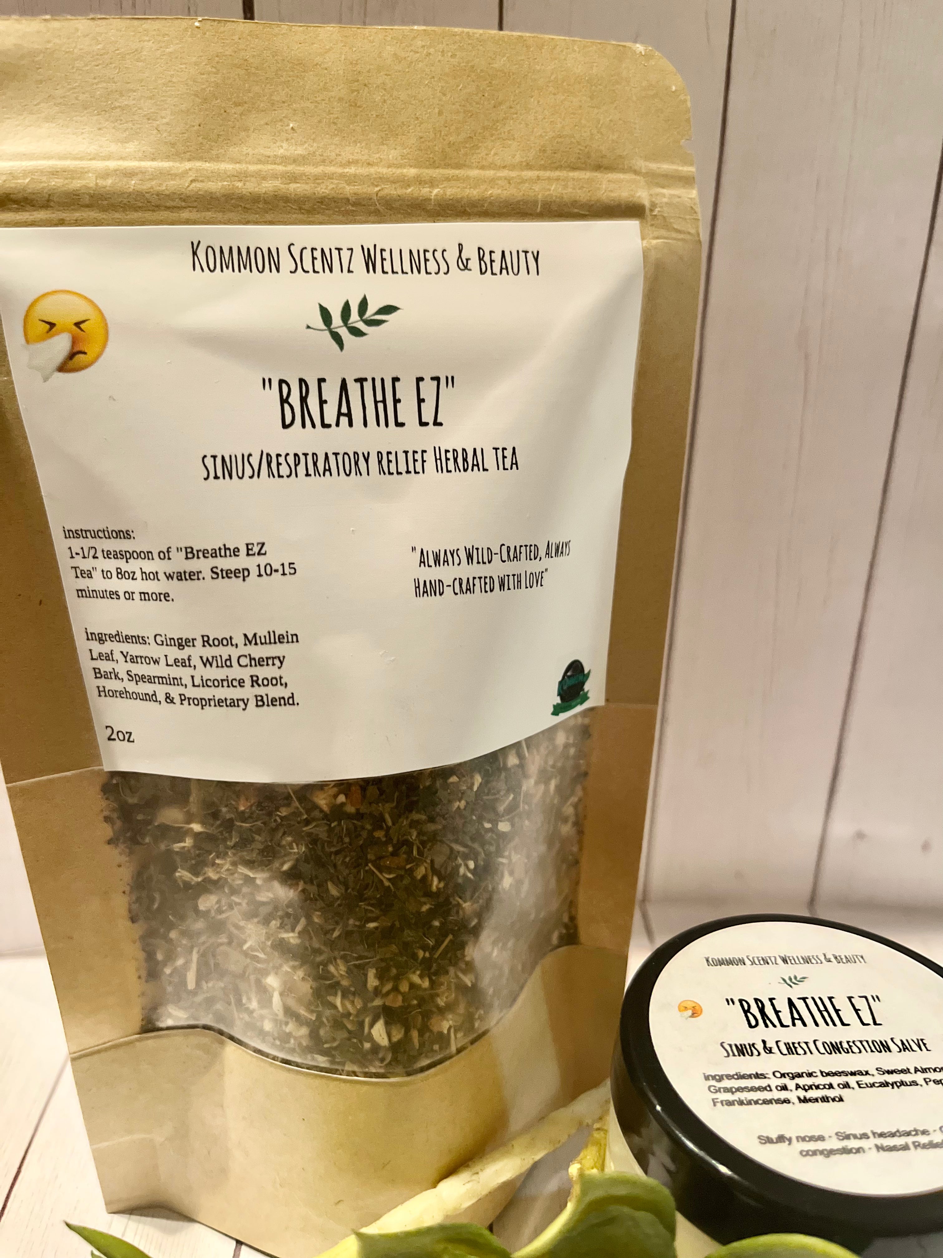 “BREATHE EZ” Sinus & Congestion Herbal Tea Blend