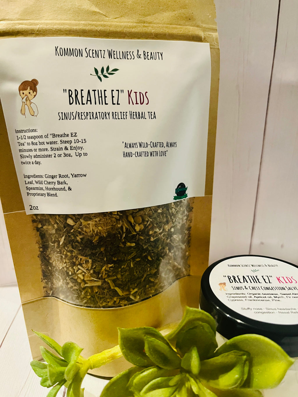 Breathe EZ “KIDS” Sinus & Congestion Herbal Tea Blend