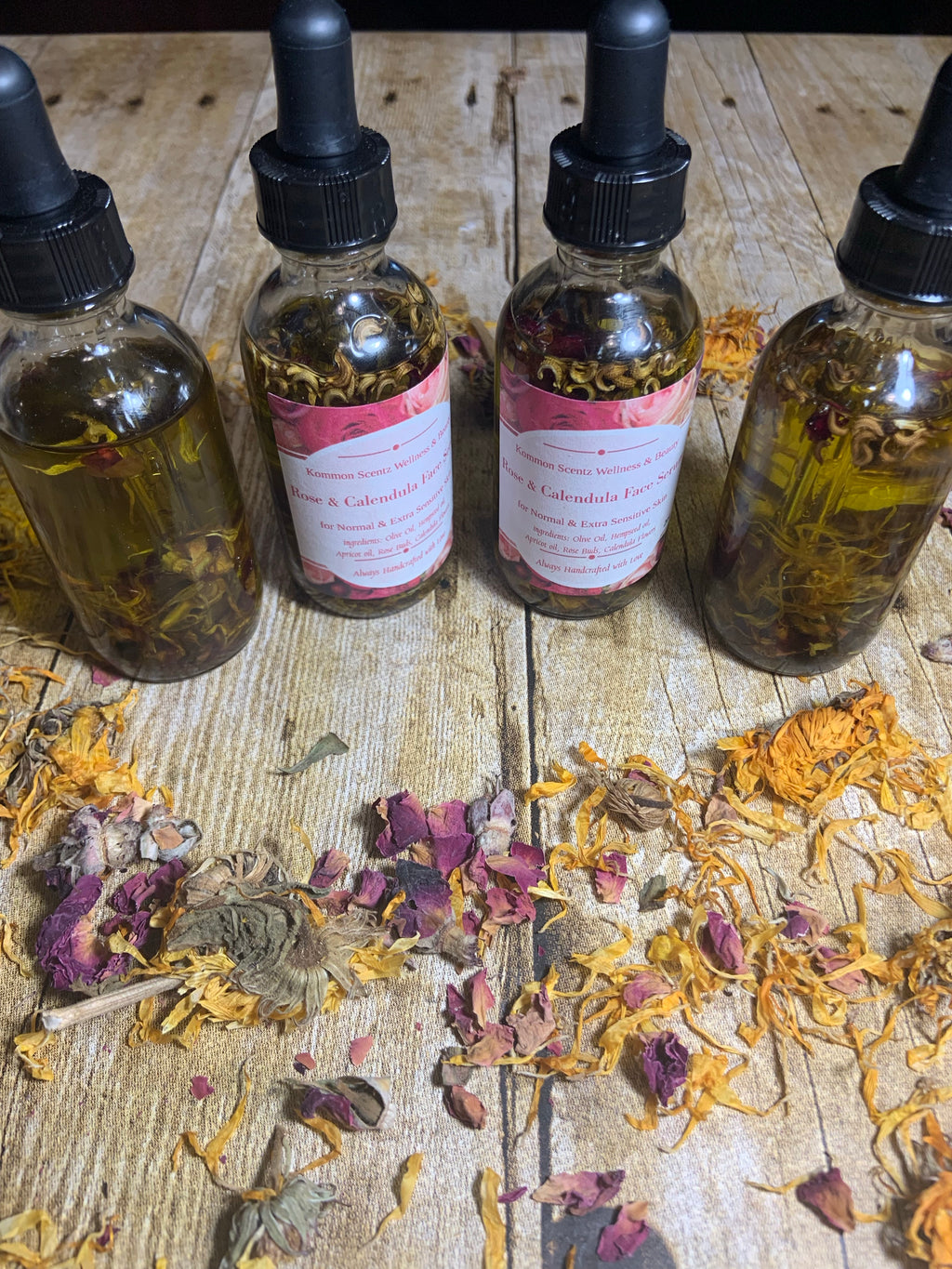 “Rose & Calendula” face Serum for Normal & Extra Sensitive Skin