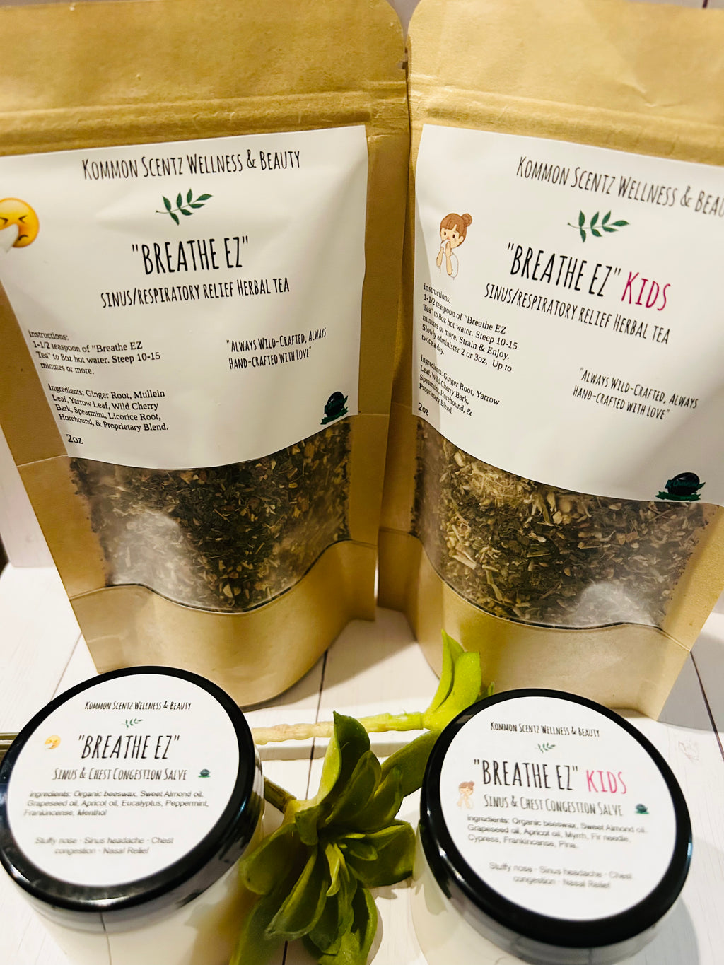 “BREATHE EZ” Sinus & Congestion Herbal Tea Blend