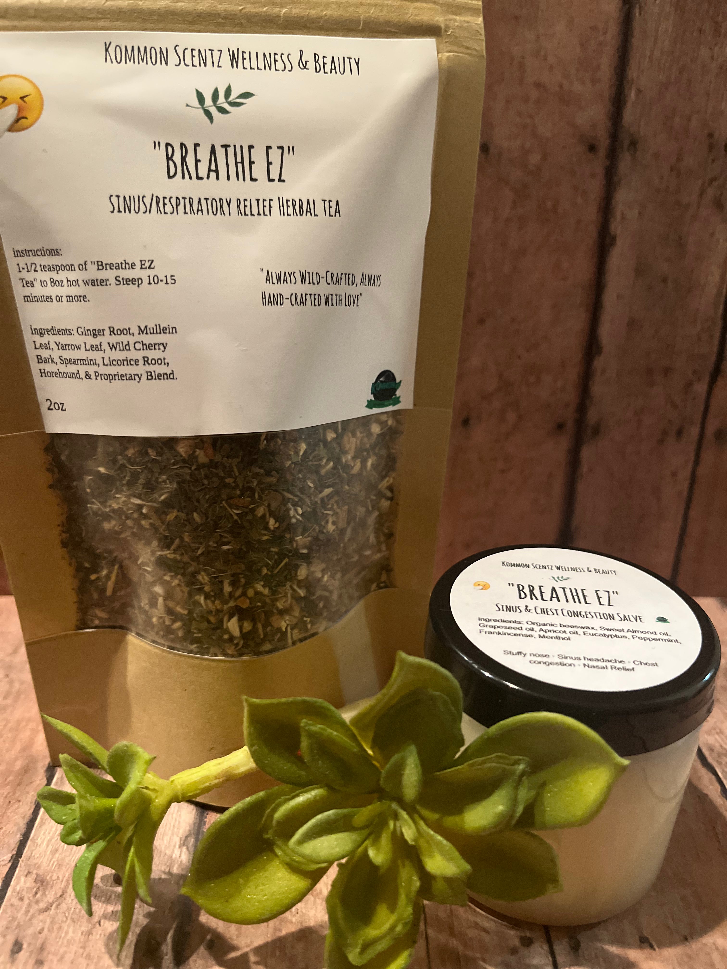 “BREATHE EZ” Sinus & Congestion Herbal Tea Blend