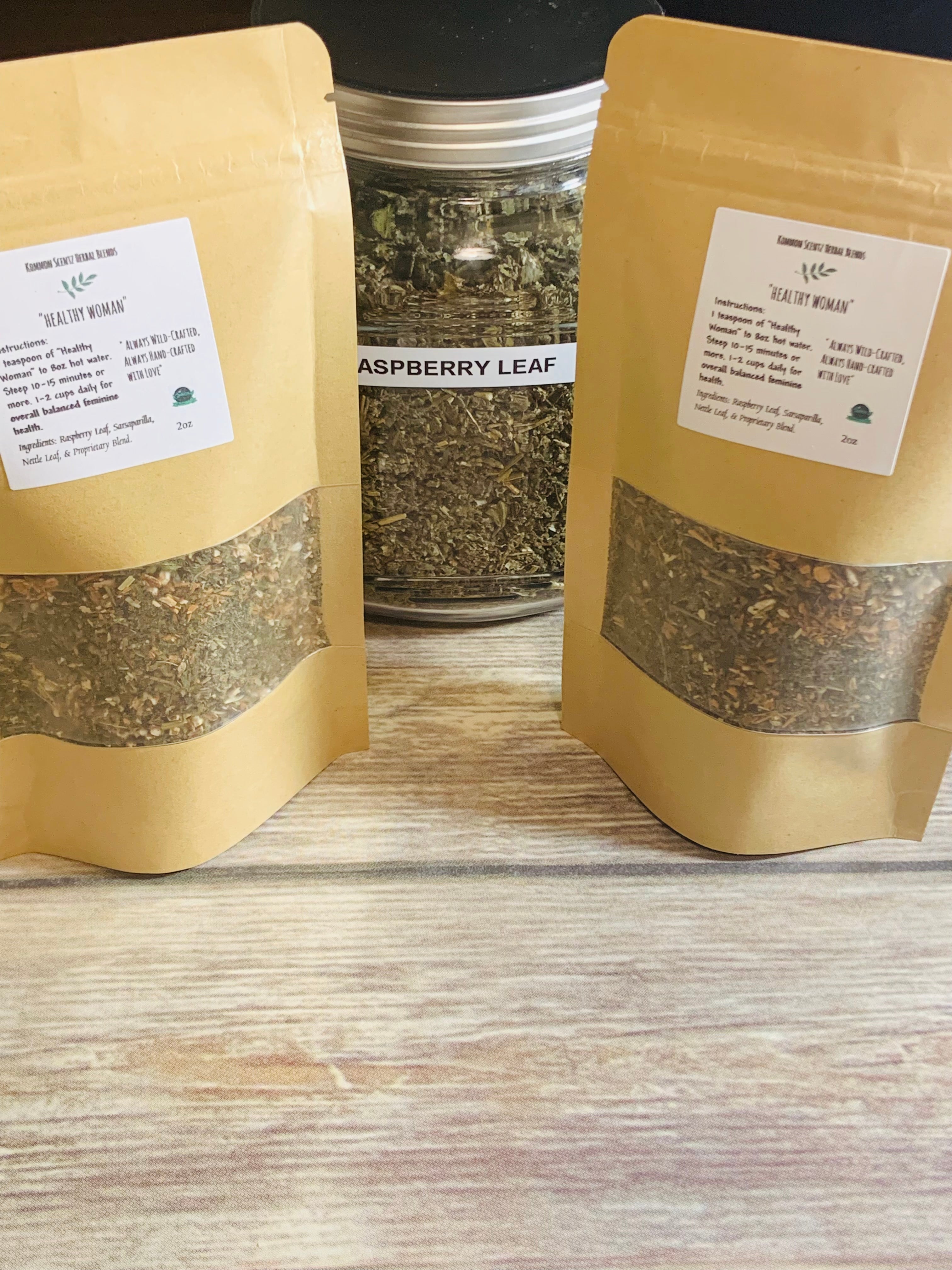 “Healthy Woman” Daily Herbal Tea Blend (2oz)