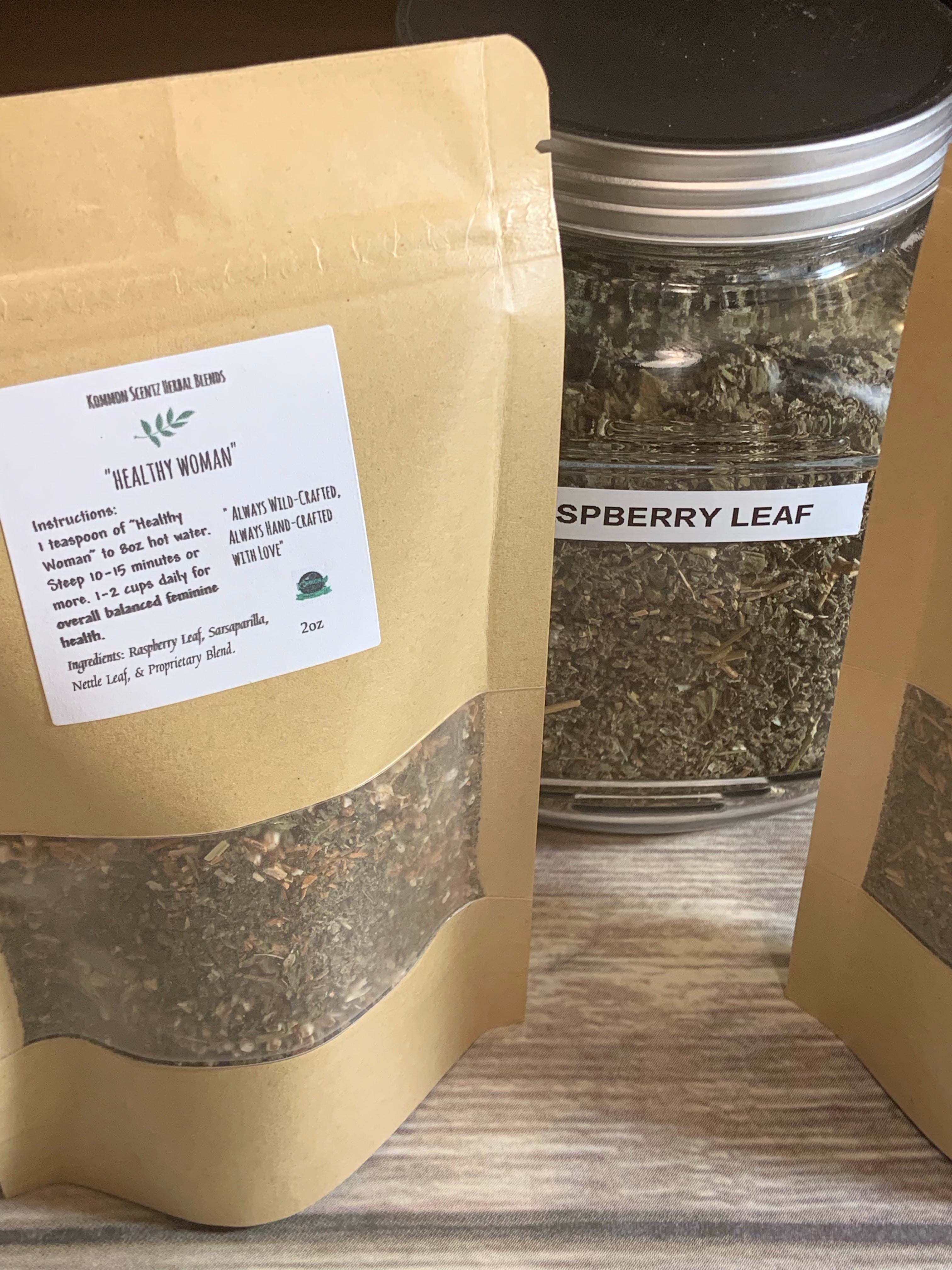 “Healthy Woman” Daily Herbal Tea Blend (2oz)