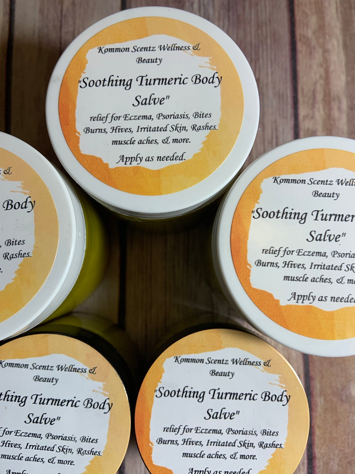 “Soothing Turmeric Body Salve” (2oz) & (4oz)