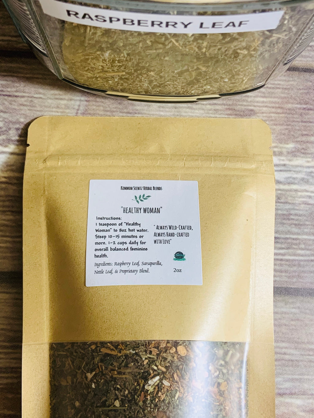 “Healthy Woman” Daily Herbal Tea Blend (2oz)