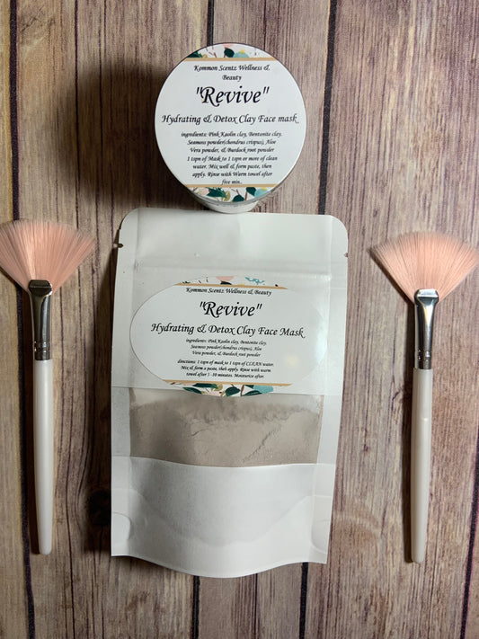 “Revive” Super-Hydrating Clay Face Mask (2oz) & (4oz)