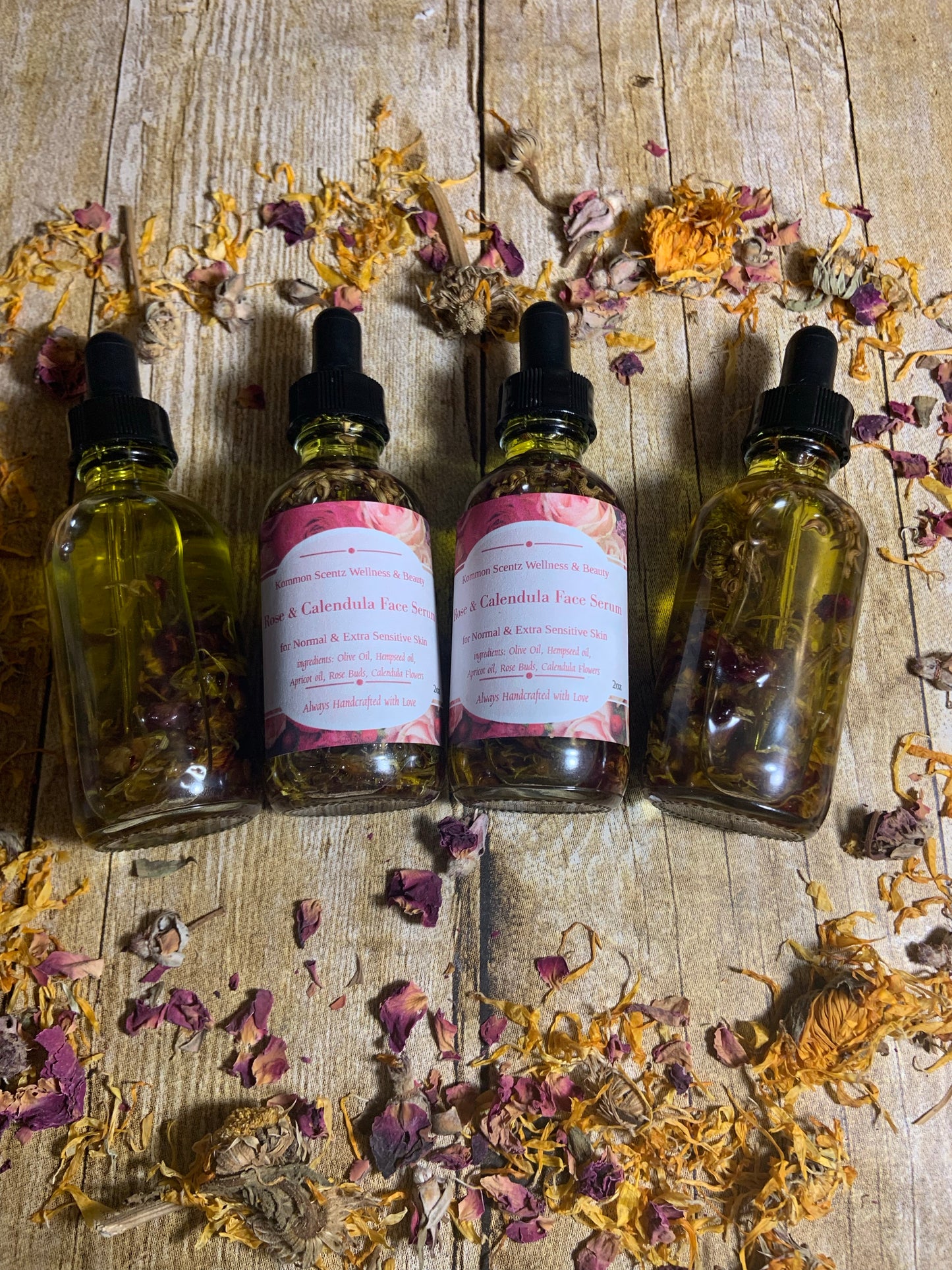 “Rose & Calendula” face Serum for Normal & Extra Sensitive Skin